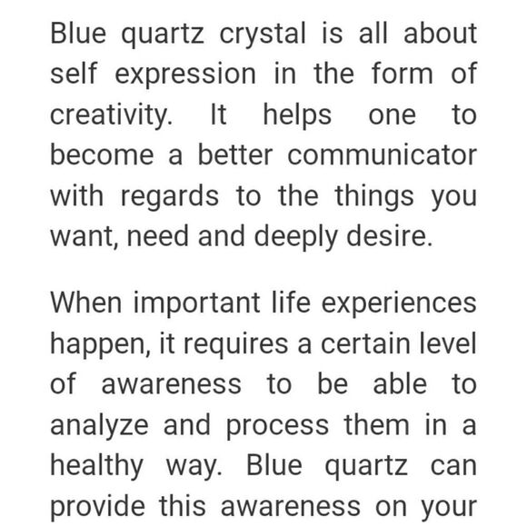 Blue Quartz Tumble stone sealed in package not touched - Picture 5 of 7